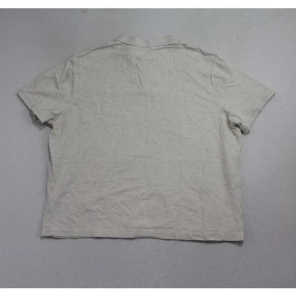 Banana Republic Polo Shirt Men XXL Tan Excellent Organic Cotton Pique S/S
